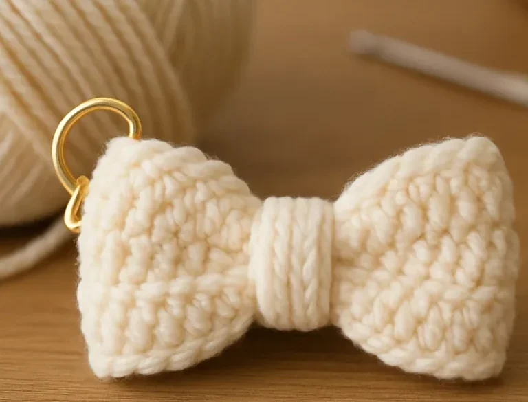 Crochet Bow Keychain Pattern: 9 Ideas