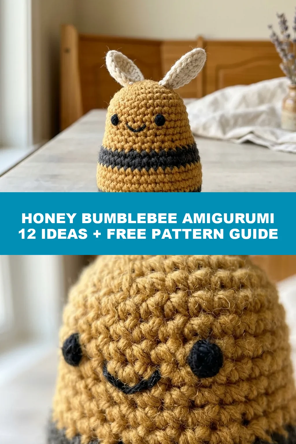 Honey bumblebee amigurumi crochet pattern ideas
